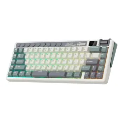 Klawiatura mechaniczna Royal Kludge RK-M70 Cyan Purple Cream Switch Cyjanowo-Fioletowy