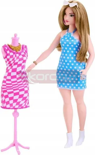 LALKA BARBIE WYMARZONA GARDEROBA + ubranka dla lalki Barbie + mebelki HPL78