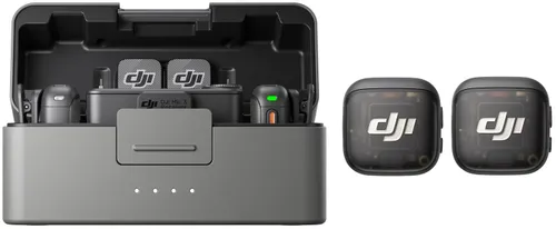 System bezprzewodowy DJI Mic 3 (2 TX + 1 RX + Etui ładujące)