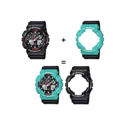 Casio Zegarek SET GA-100-1A4ER + BEZEL 10410475 + PASEK 10347688