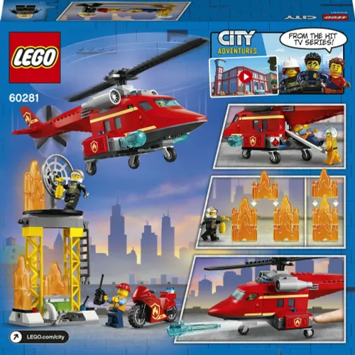 LEGO City Strażacki helikopter ratunkowy 60281