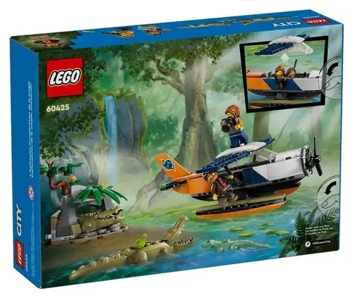 LEGO City 60425 самолет на подводных крыльях джунглей