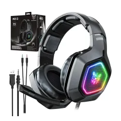 Słuchawki przewodowe z mikrofonem Onikuma K10 Nauszne Czarny