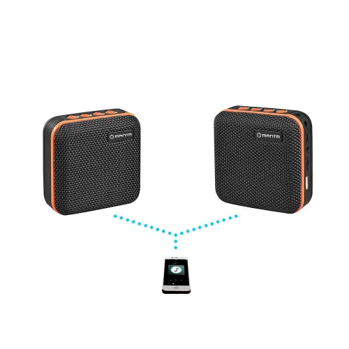 Głośnik Bluetooth Manta SPK01GO 10W Radio FM Czarny