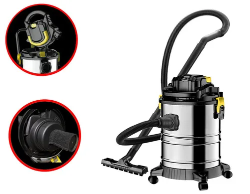 Odkurzacz Garażowy 1200W 25L Sucho Mokro Funkcja Nadmuchu Pył DREL