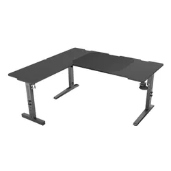 Biurko gamingowe narożne GENESIS Holm Modular 160 Czarny