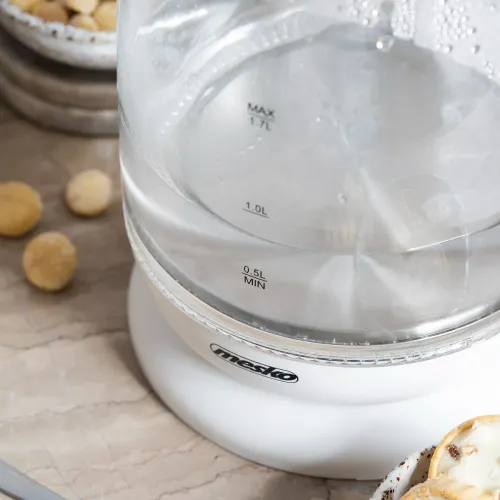 Czajnik elektryczny bezprzewodowy szklany MESKO MS 1302W 1,7 l