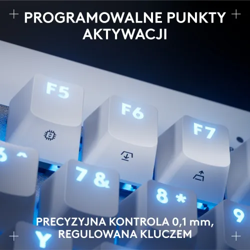 Klawiatura Logitech Pro X TKL Rapid Biały