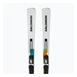 Narty zjazdowe Salomon Addikt Pro 76 + wiązania MI12 GW white/black/capri breeze