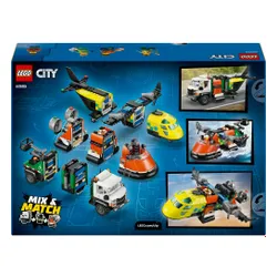 LEGO 60505 City Zestaw z samolotem, ciężarówką serwisową i poduszkowcem