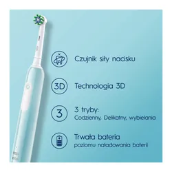 Szczoteczka rotacyjna ORAL-B Pro 1 Niebieski + Etui