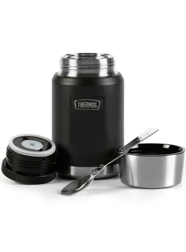 Termos obiadowy z łyżką Thermos Icon Food Jar 0,71 l - granite