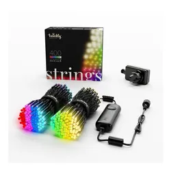 Twinkly Strings Special Edition – 400 RGB+W LED Lights String 32 m 16 Million Colors + Warm White – Generation II