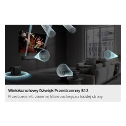 Soundbar SAMSUNG HW-QS750F EN Czarny