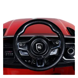 Samochód dla dziecka BAMBI RACER Land Rover Suv Jeep 1 osobowy Pomarańczowy