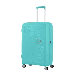 EXP American Tourister'ın Büyük Bavulu Soundbox-Havuz Kenarı mavisi