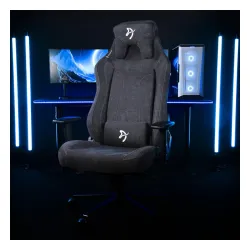 Fotel Arozzi Vernazza XL Soft Fabric Dark Grey Gamingowy do 170kg Tkanina Ciemnoszary