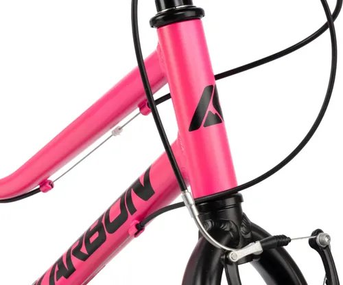 Rower dziecięcy KARBON Superlight 20 cali dla dziewczynki Różowy