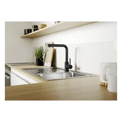 Bateria BLANCO Mila-S 526660 Czarny mat