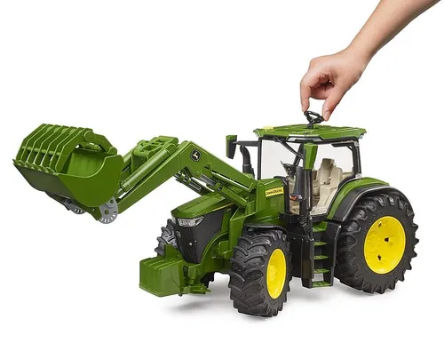 BRUDER Traktor John Deere 7R 350 z ładowaczem