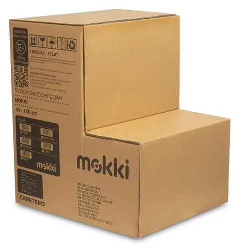 Автокресло Caretero Mokki I-Size, 40-150 cm, 0-36 kg, черно-розовый