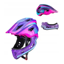 Kask rowerowy dziecięcy, Szczękowy, na rower, hulajnogę, ROCKBROS, S