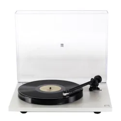 Gramofon REGA Planar 1 Biały, Manualny,Napęd paskowy,Wkładka Rega,Pokrywa w zestawie,Prędkość odtw. 33 1/3, 45 obr./min + Przedwzmacniacz gramofonowy REGA Fono Mini A2D