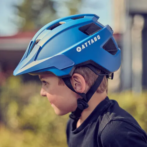 Kask rowerowy dziecięcy ATTABO Khola niebieski