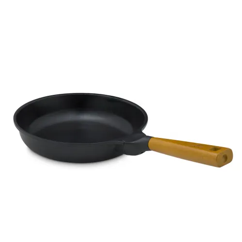 GERLACH Natur 28 cm - patelnia ceramiczna nieprzywierająca z pokrywką