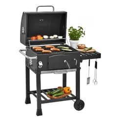 Grătar de grădină cu cărbune unghiular Activa 42 cm x 57,5 cm