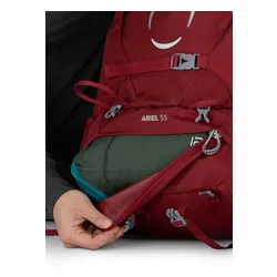 Plecak trekkingowy Osprey Ariel 55 damski - claret red