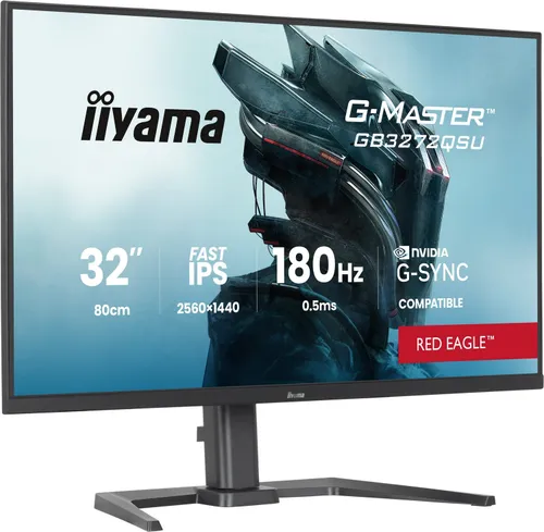 iiyama G-Master GB3272QSU-B1 Red Eagle - 180Hz | QHD | Fast IPS | 31.5''