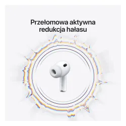 Apple AirPods Pro 3 generacji z etui MagSafe USB/C Dokanałowe Bluetooth Biały