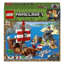 LEGO Minecraft Przygoda na statku pirackim (21152)