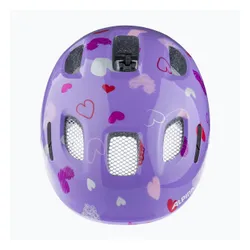 Kask rowerowy dziecięcy Alpina Ximo 2 Jr purple hearts gloss