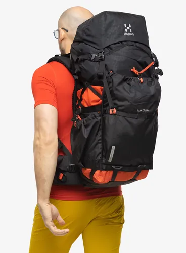 Plecak trekkingowy Haglofs L.I.M ZT 55 - true black/zenith red