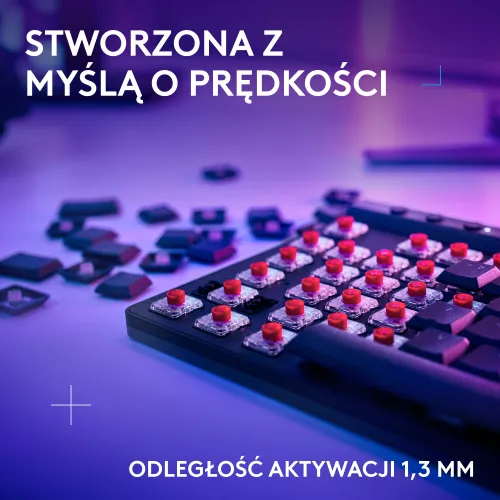 Klawiatura mechaniczna Logitech G515 LIGHTSPEED TKL Czarny