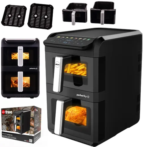Air Fryer Frytkownica beztłuszczowa ELDOM FR300 10l z okienkiem do obserwacji postępów
