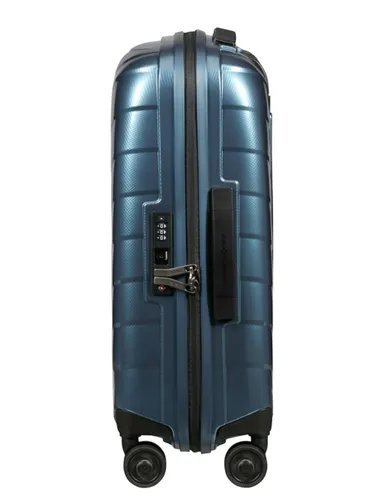 Маленький расширяемый чемодан Samsonite Attrix 55 см (20/23 см) - steel blue