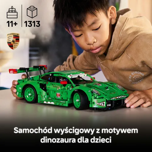 LEGO 42224 Technic Samochód Porsche 911 GT3 R Rexy AO Racing