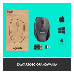 Myszka Logitech M705 Czarno-szary