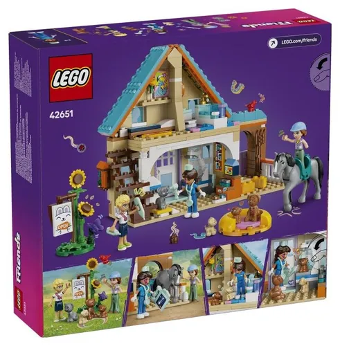 LEGO Friends 42651 Koń i lecznica dla zwierząt