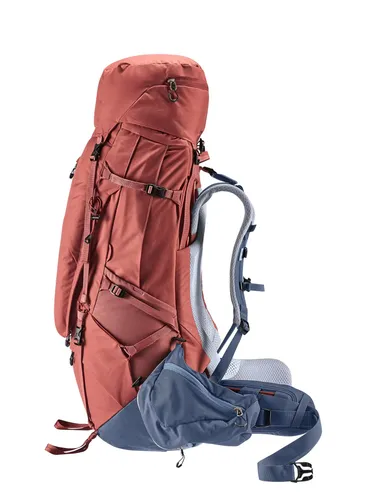 Plecak trekkingowy Deuter Aircontact X 60+15 SL damski - redwood/ink
