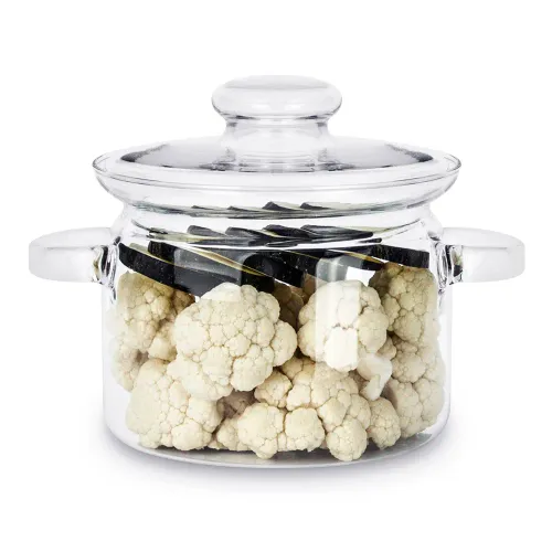 Garnek szklany żaroodporny z pokrywką SIMAX NYKO 2 l