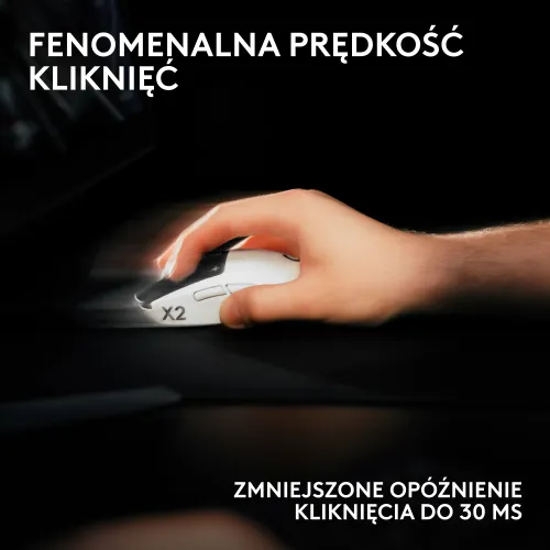 Myszka gamingowa Logitech G Pro X2 Superstrike Biały