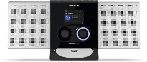 Wieża TechniSat MULTYRADIO 600 CD IR 40W Wi-Fi Bluetooth Radio FM DAB Czarno-srebrny