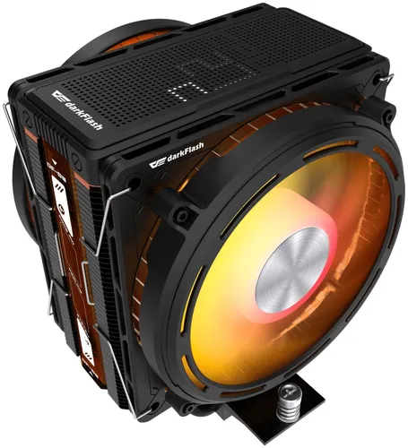 Chłodzenie CPU DARKFLASH Explore E400 Plus ARGB Czarny
