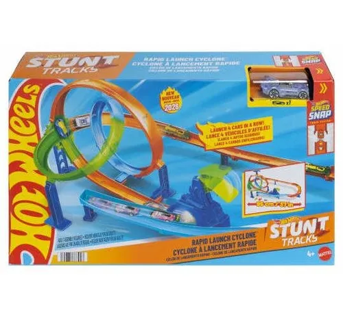 Tor Hot Wheels Stunt Tracks Rajdowy Cyklon JHK73