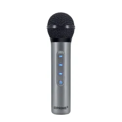 Mikrofon Prime3 AWM11BT Bezprzewodowy Karaoke Szary