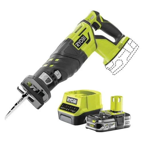 Piła szablasta RYOBI R18RS7-0 + Akumulator RYOBI RC18120-125 2.5Ah 18V + Ładowarka
